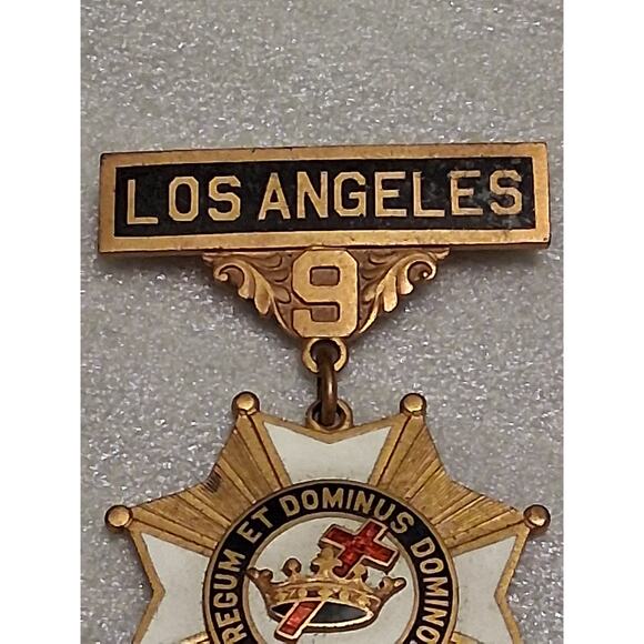 Los Angeles Masonic Knights Templar Badge.
King of Kings, Lord of Lords - Picture 3 of 5